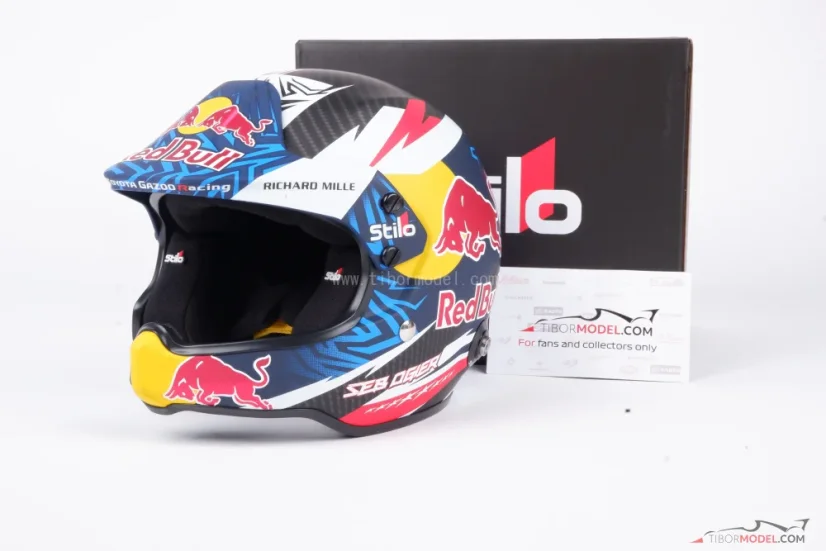 Sebastien Ogier 2025 Toyota WRC mini prilba, 1:2 Stilo