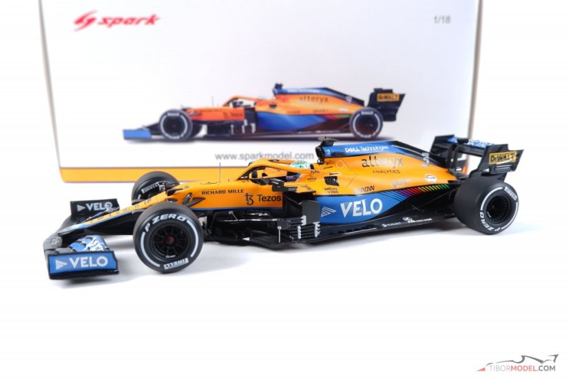 McLaren MCL35M - D. Ricciardo (2021), Winner Italian GP, 1:18 Spark