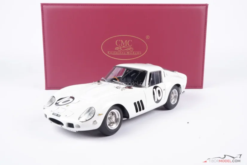 Ferrari 250 GTO - Graham Hill (1962) Tourist Trophy, 1:18 CMC