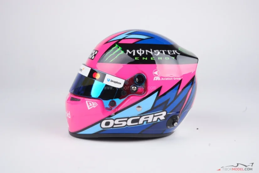 Oscar Piastri 2025 Las Vegas GP mini helmet, McLaren, 1:2 Bell