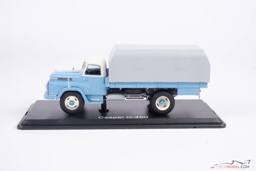 Csepel D-450 ponyvás, kék, 1:43 Premium ClassiXXs