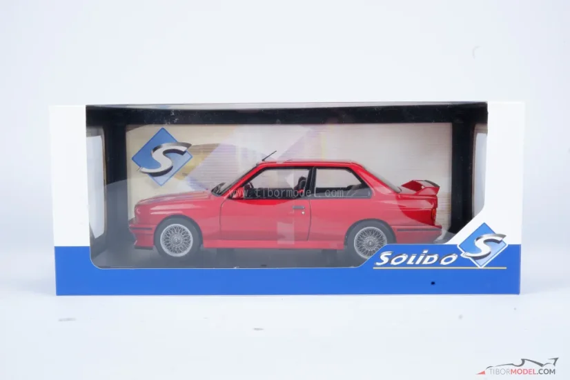 BMW E30 M3 (1986) red, 1:18 Solido