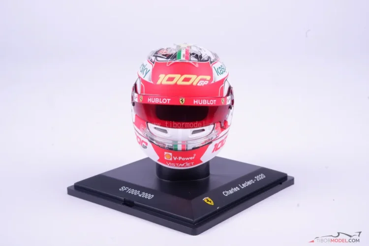 Charles Leclerc 2020 VC Toskánska, Ferrari prilba, 1:5 Spark