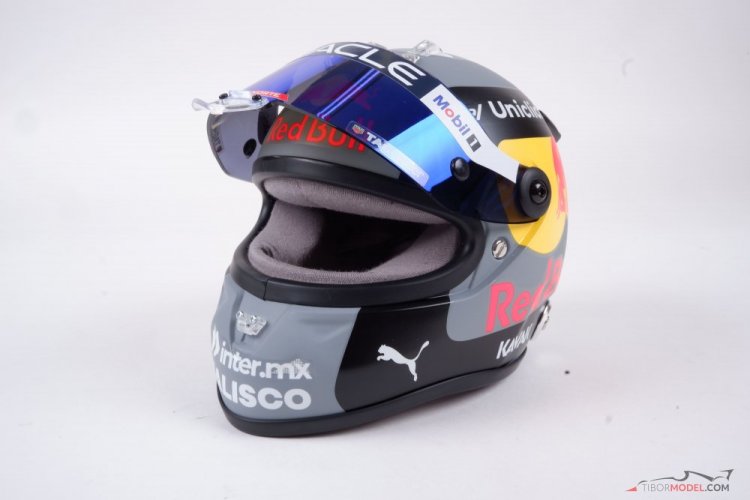 Sergio Perez 2022 Red Bull mini helmet, Monaco GP, 1:2 Schuberth