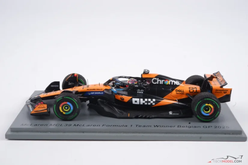 McLaren MCL39 - Oscar Piastri (2025), Winner Belgian GP, 1:43 Spark