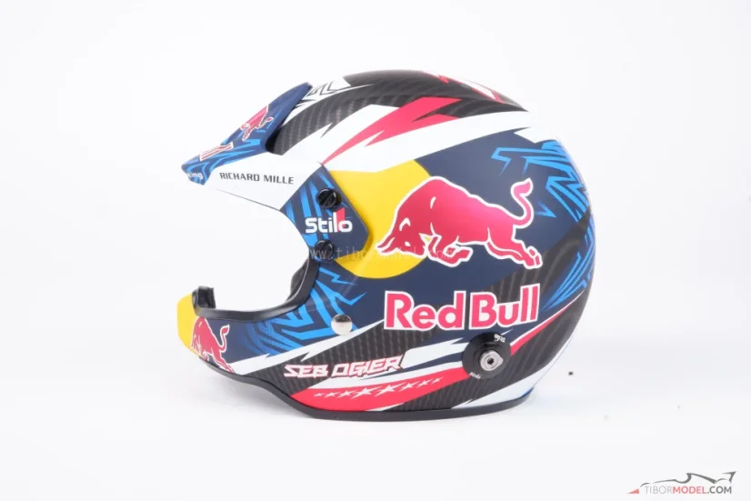 Sebastien Ogier 2025 Toyota WRC mini prilba, 1:2 Stilo