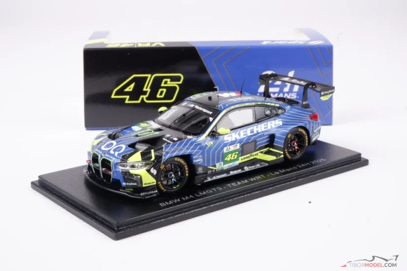 BMW M4 GT3 Evo - Harthy/ Rossi/ Van Der Linde (2025), Le Mans, 1:43 Spark