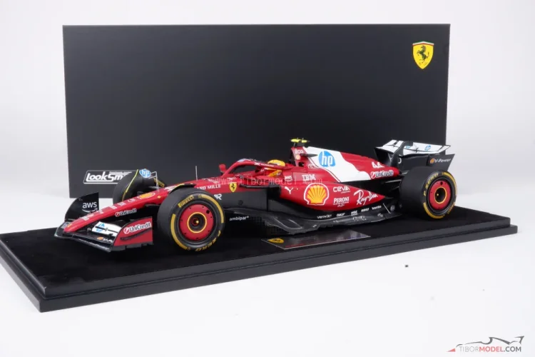 Model Ferrari SF-25 Hamilton Sprint 2025, 1:18 Looksmart
