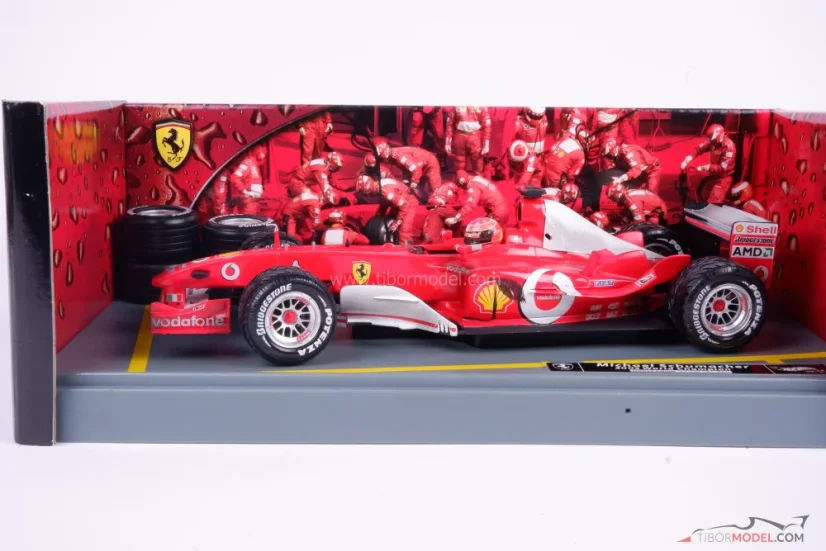 Model car Ferrari F2003-GA Schumacher 2003, 1:18 HW | Tibormodel.com