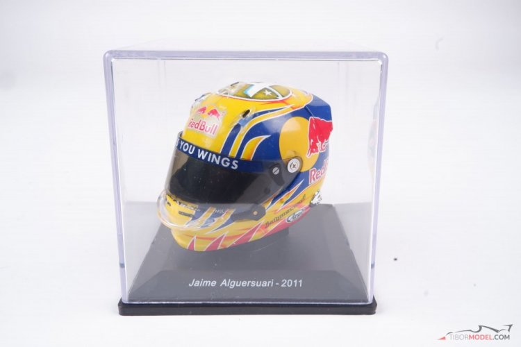Jaime Alguersuari 2011 Toro Rosso mini helmet, 1:5 Spark