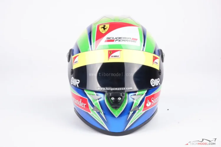 Felipe Massa 2012 mini přilba, Scuderia Ferrari, 1:2 Schuberth