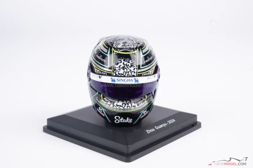Zhou Guanyu 2024, Sauber helmet, 1:5 Spark
