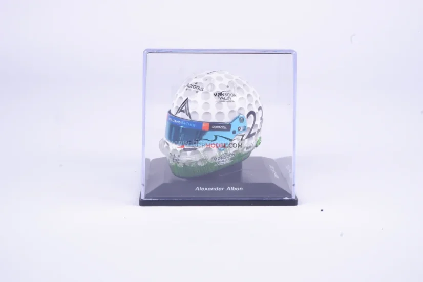 Alexander Albon 2023, Miami GP Williams helmet, 1:5 Spark