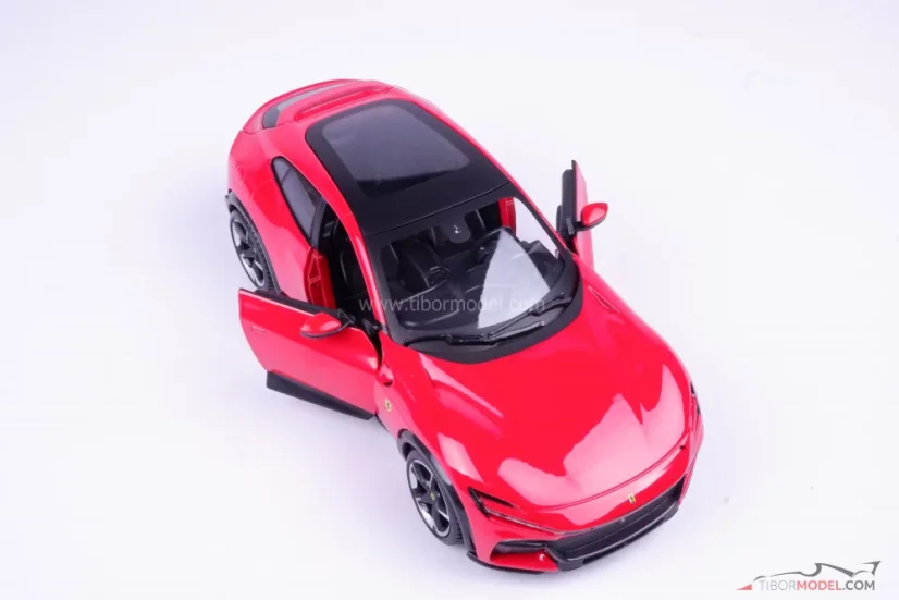Ferrari Purosangue (2023) červené, 1:24 Bburago