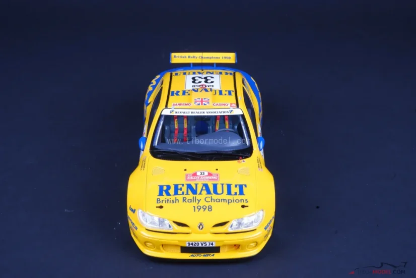 Renault Megane Maxi - Rowe/Ringer (1998) San Remo Rally, 1:18 Ottomobile