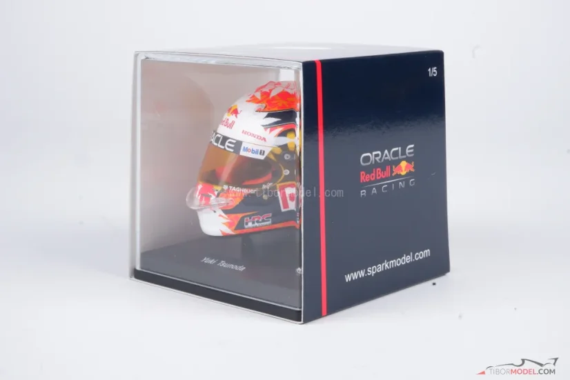 Yuki Tsunoda 2025 mini prilba, Red Bull, 1:5 Spark
