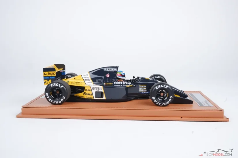 Minardi M191 - Gianni Morbidelli (1991), VC Belgicka, s figúrkou pilota 1:18 Tecnomodel