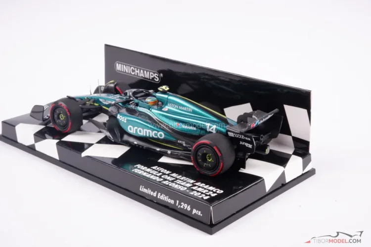 Aston Martin AMR24 - Fernando Alonso (2024), 1:43 Minichamps