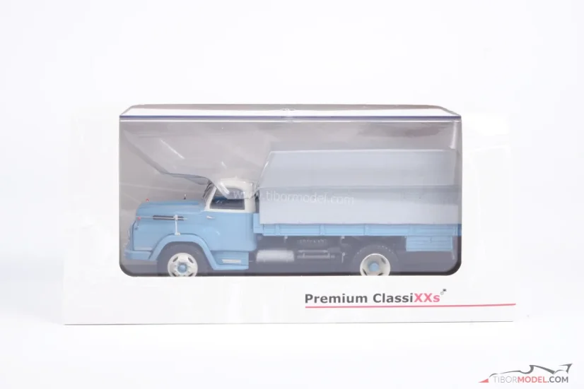 Csepel D-450 ponyvás, kék, 1:43 Premium ClassiXXs