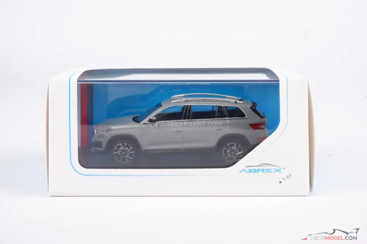 Skoda Kodiaq FL (2021) grey, 1:43 Abrex