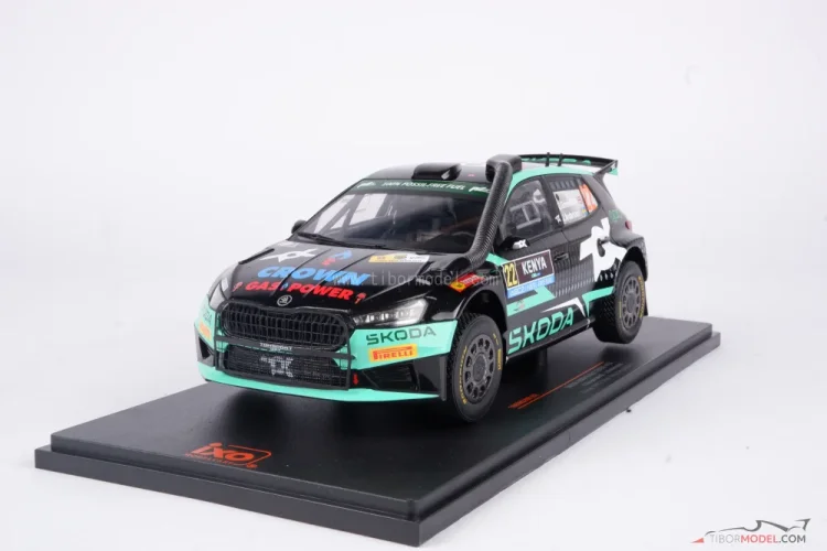 Škoda Fabia - Greensmith/ Anderson (2024), Rally Safari, 1:18 Ixo Škoda Fabia - Greensmith/ Anderson (2024), Rally Safari, 1:18 Ixo