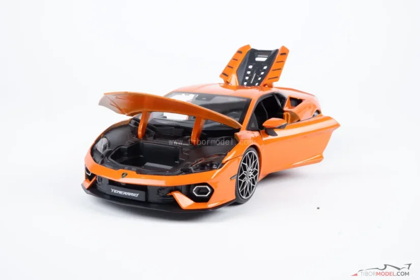 Lamborghini Temerario (2025) narancssárga, 1:18 Bburago