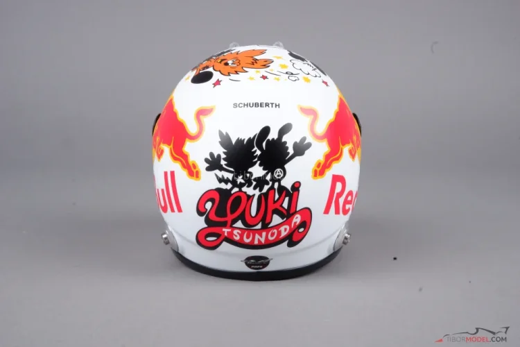 Yuki Tsunoda 2025 mini sisak , Red Bull, 1:2 Schuberth