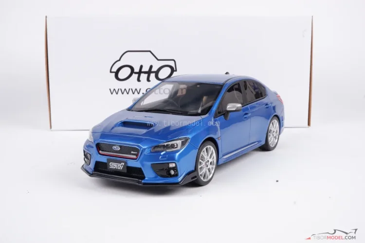 Subaru WRX Sti (2015) kék, 1:18 Ottomobile