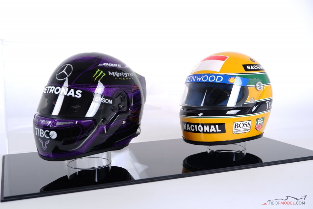 Showcase acrylic for two half scale mini helmets 12