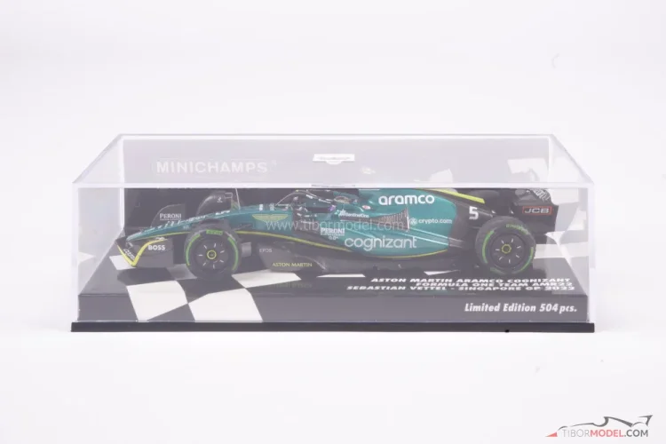 Aston Martin AMR22 - Sebastian Vettel (2022), Singapore, 1:43 Minichamps