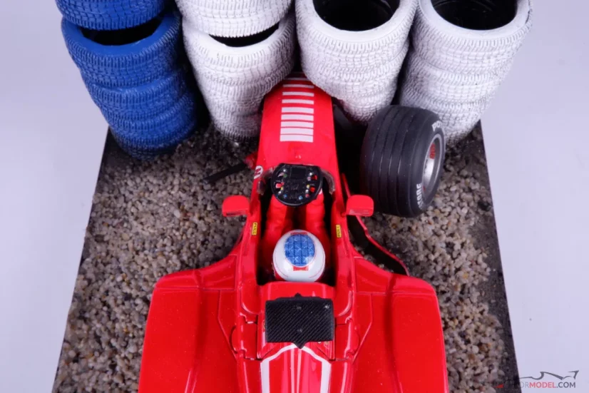 Ferrari F399 - M. Schumacher 1999, nehoda Silverstone, 1:18
