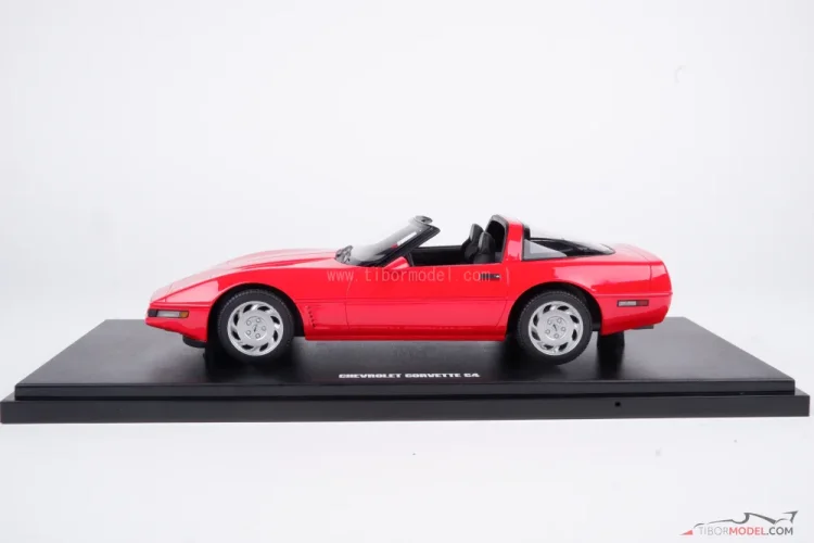 Chevrolet Corvette C4 (1995) piros, 1:18 GT Spirit