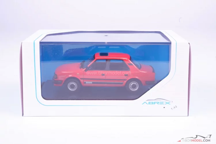 Skoda 120L (1984), piros, 1:43 Abrex