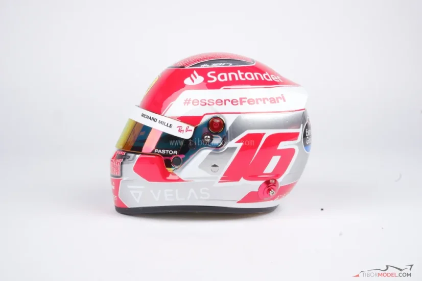 Charles Leclerc 2022 Abu Dhabi GP mini přilba, Ferrari, 1:2 Bell