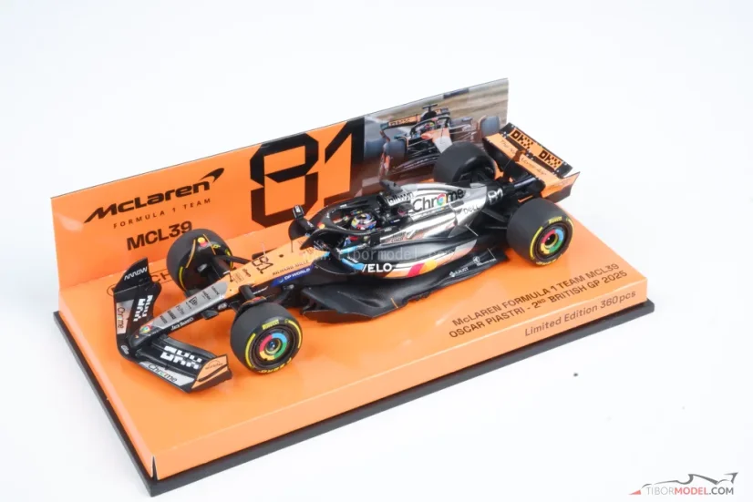 McLaren MCL39 - Oscar Piastri (2025), British GP, 1:43 Minichamps