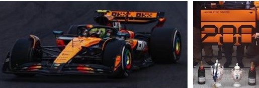 McLaren MCL39 - Lando Norris (2025), Winner Hungarian GP, 1:43 Spark