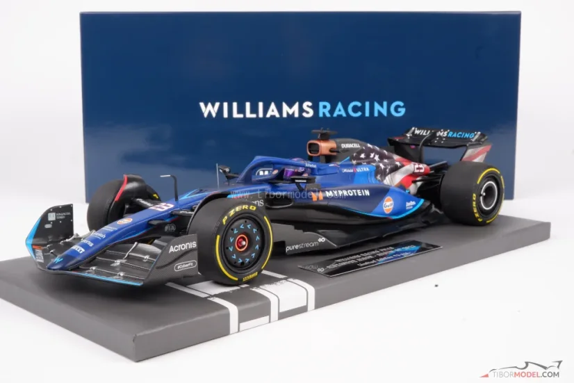 Williams FW45 - Alex Albon (2023), Austin, 1:18 Minichamps