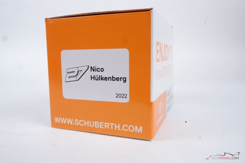 Nico Hülkenberg 2022 Aston Martin helmet, 1:2 Schuberth
