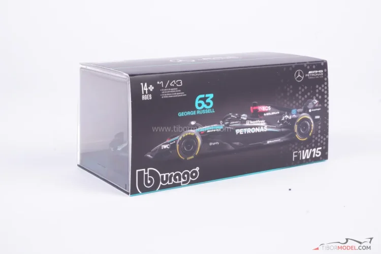 Mercedes W15 - George Russell (2024), 1:43 BBurago Signature