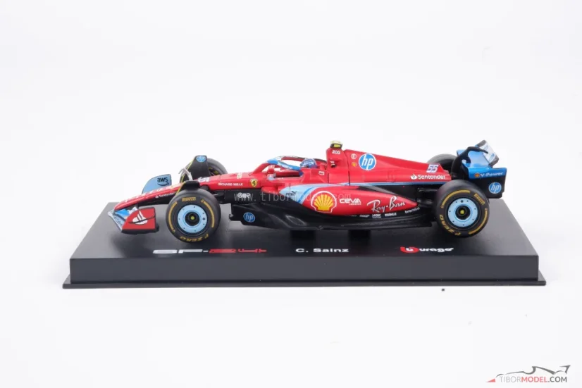 Ferrari SF-24 - Carlos Sainz (2024) Miami, 1:43 BBurago Signature