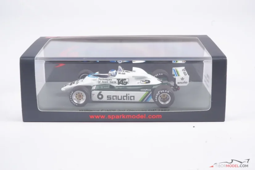 Williams FW08 - Keke Rosberg (1982), 3. miesto VC Nemecka, 1:43 Spark