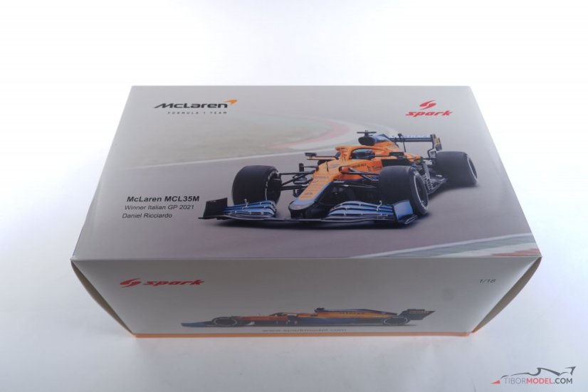 McLaren MCL35M - D. Ricciardo (2021), Winner Italian GP, 1:18 Spark