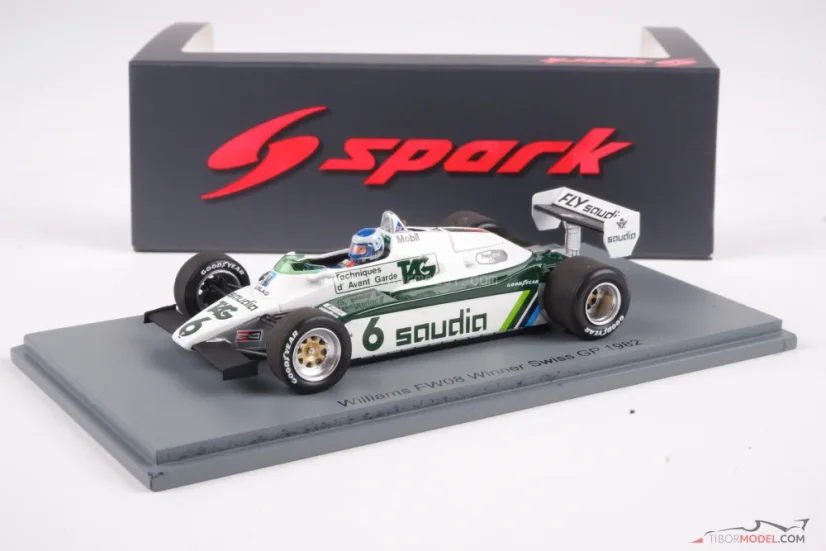 Williams FW08 - Keke Rosberg (1982), Vítěz VC Švýcarska, 1:43 Spark