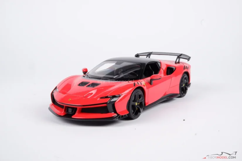 Ferrari SF90XX Stradale (2024) piros, 1:18 Bburago