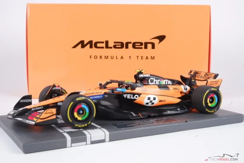 McLaren MCL39 - Lando Norris (2025), Víťaz VC Monaka, 1:18 Minichamps