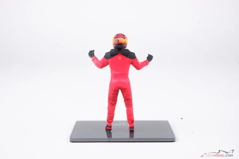 Carlos Sainz 2023 pilóta figura, Szingapúri Nagydíj, Ferrari, 1:18