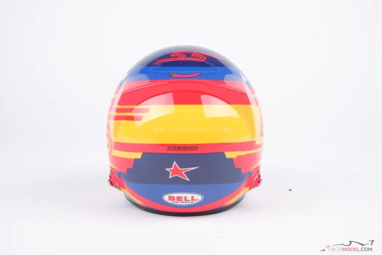 Casque 1/2 Carlos Sainz - GP Australie 2019 - Miniature F1