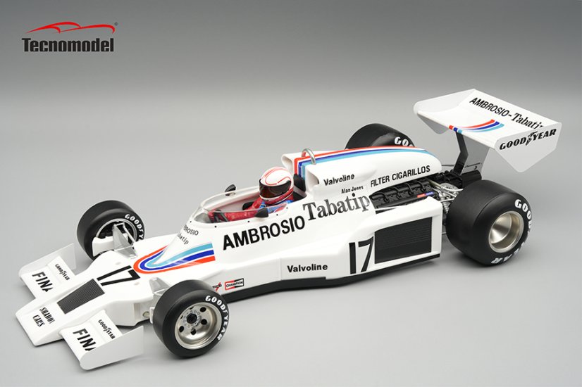 Shadow DN8 - Alan Jones (1977), Winner Austrian GP, with driver figurine 1:18 Tecnomodel