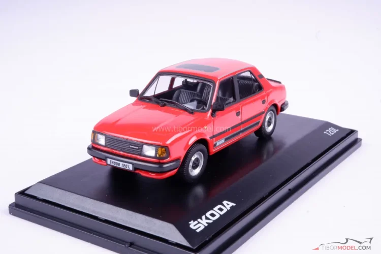 Skoda 120L (1984), red, 1:43 Abrex