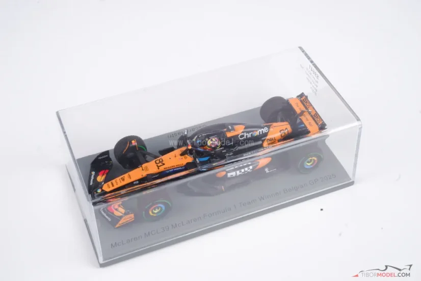 McLaren MCL39 - Oscar Piastri (2025), Winner Belgian GP, 1:43 Spark